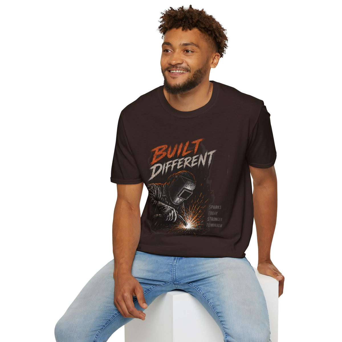 Built Different Welding - T-Shirt