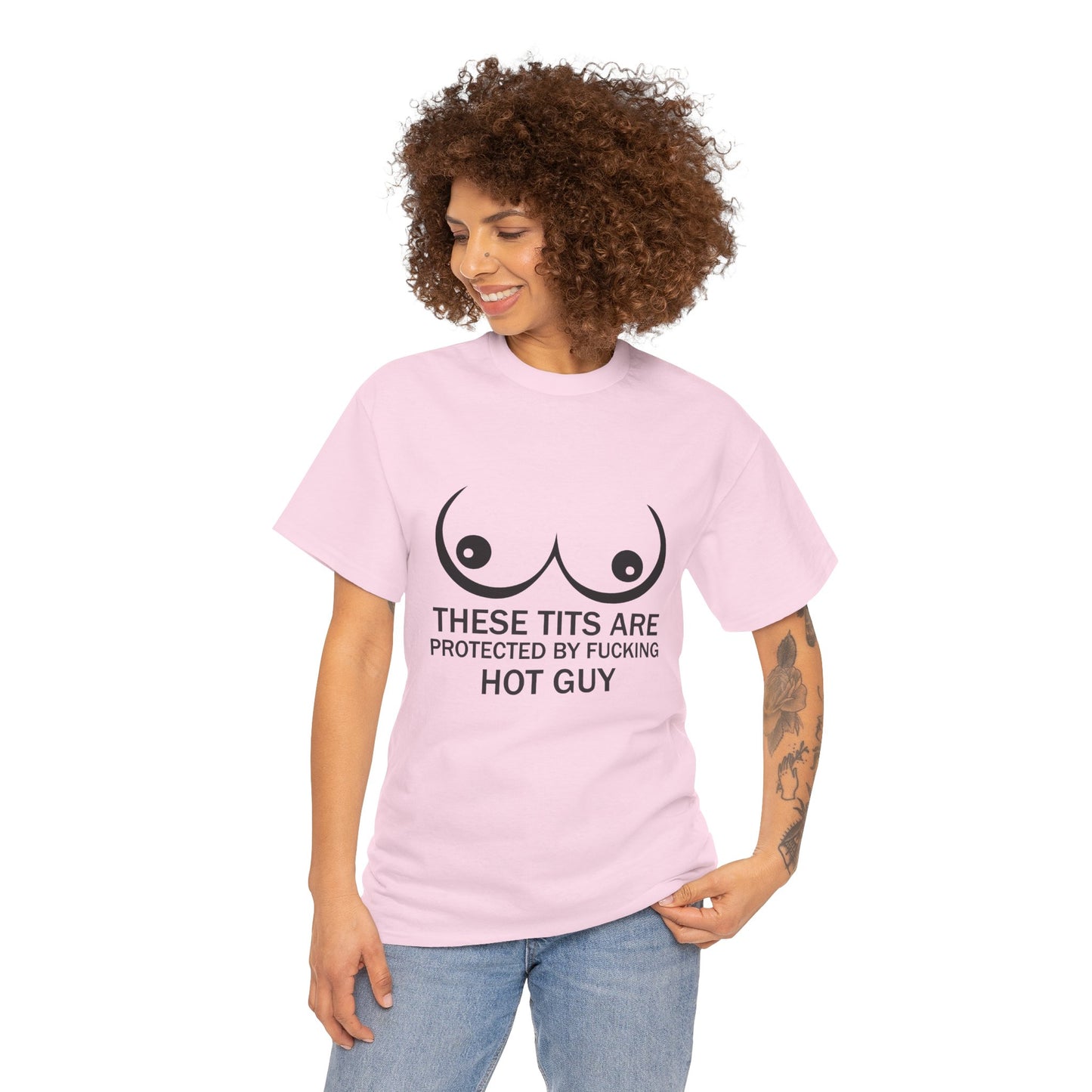These Tits Are Protected by Fucking Hot Guy T Shirt
