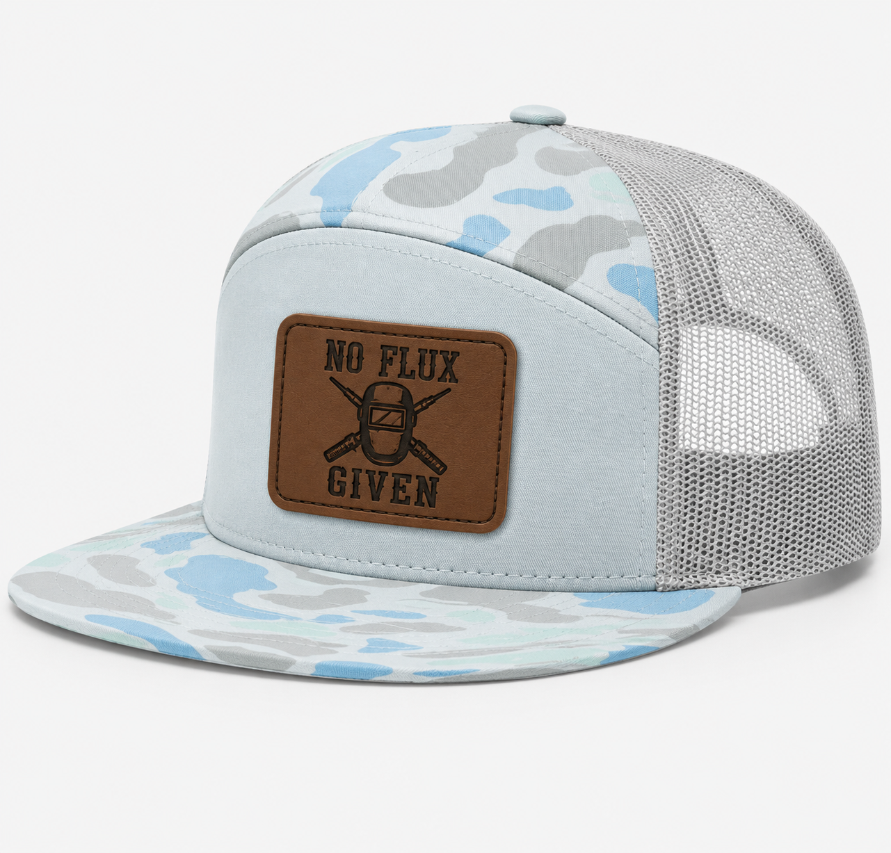 No Flux Given Leather Patch Hat