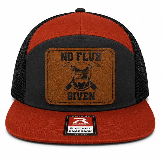 No Flux Given Leather Patch Hat