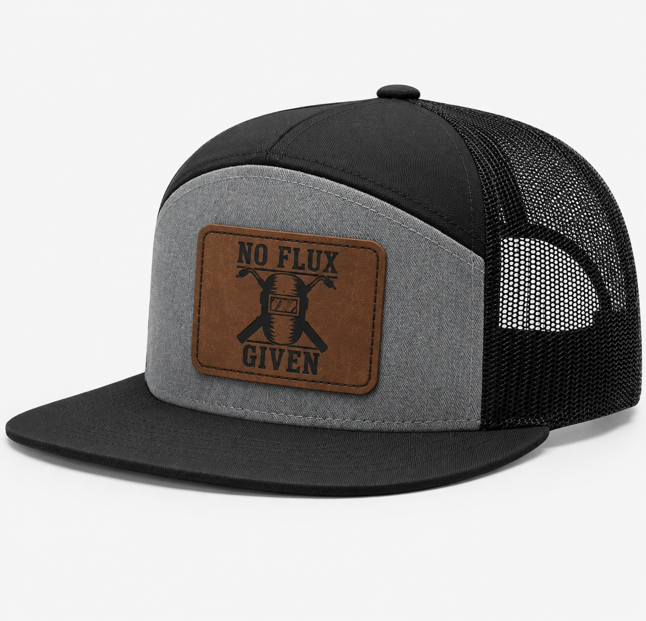 No Flux Given Leather Patch Hat