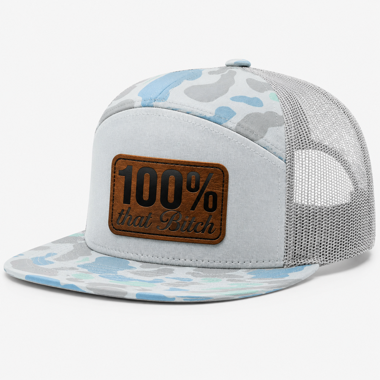 100% Percent That Bitch Leather Patch Hat