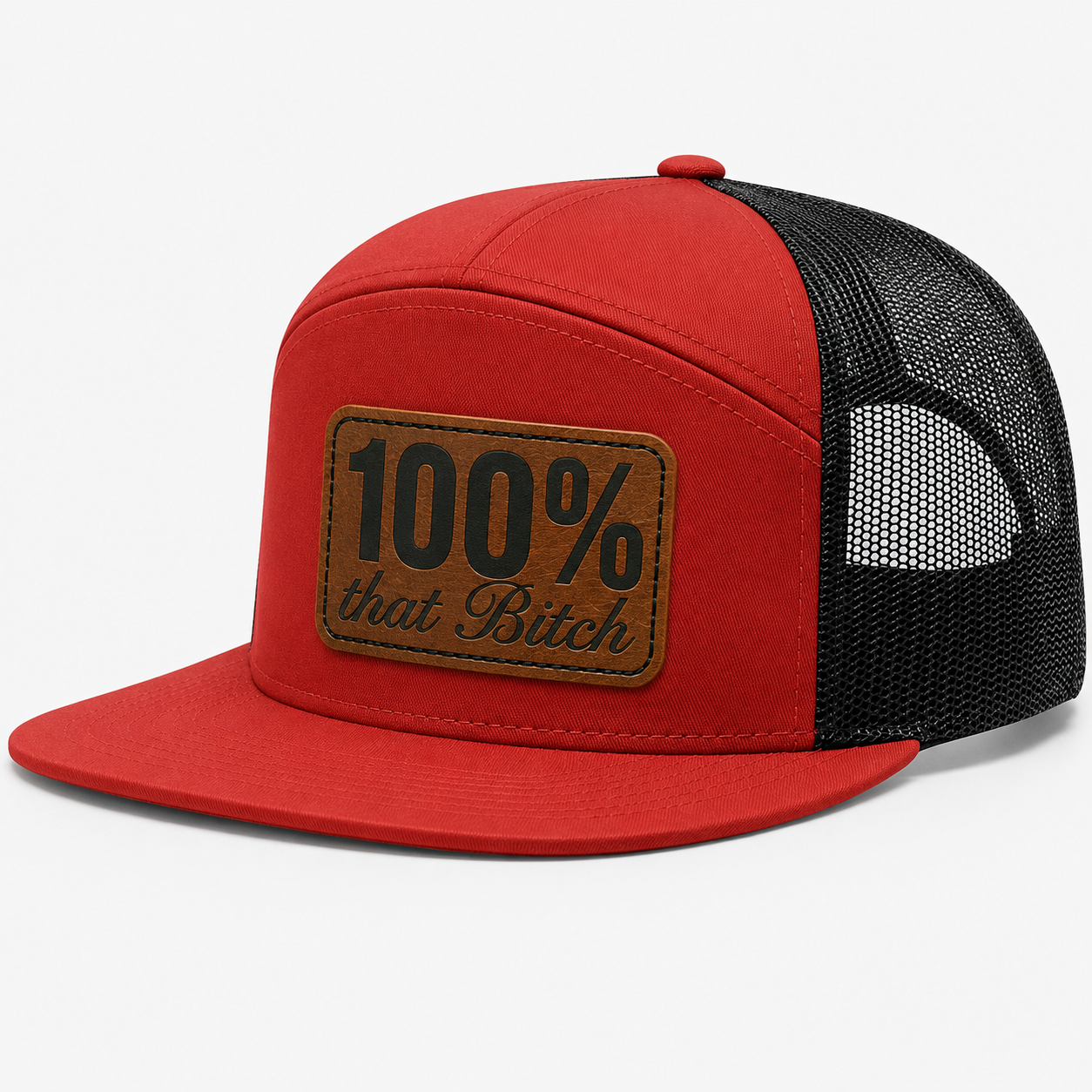 100% Percent That Bitch Leather Patch Hat