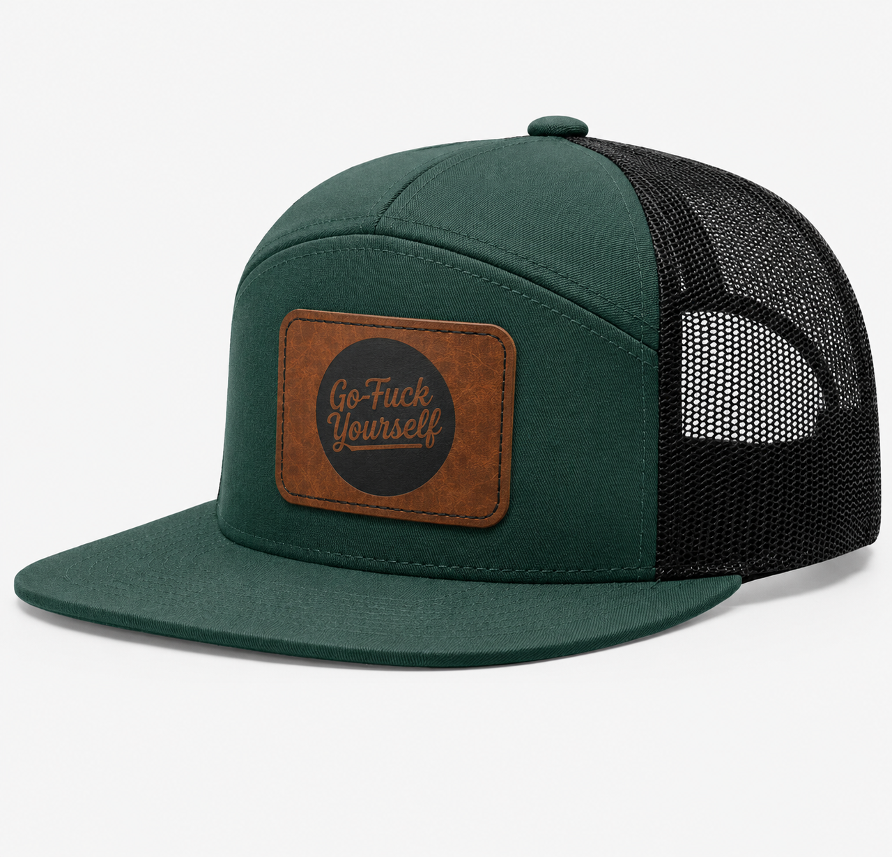 Go Fuck Your Self Leather Patch Hat
