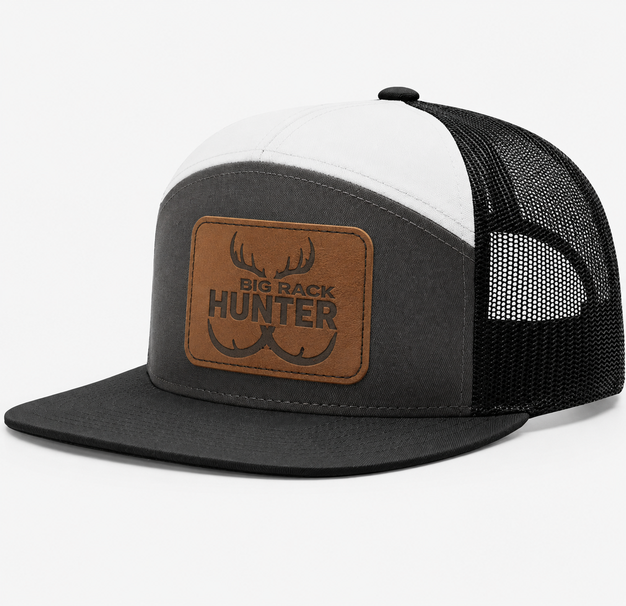 Big Rack Hunter Leather Patch Hat