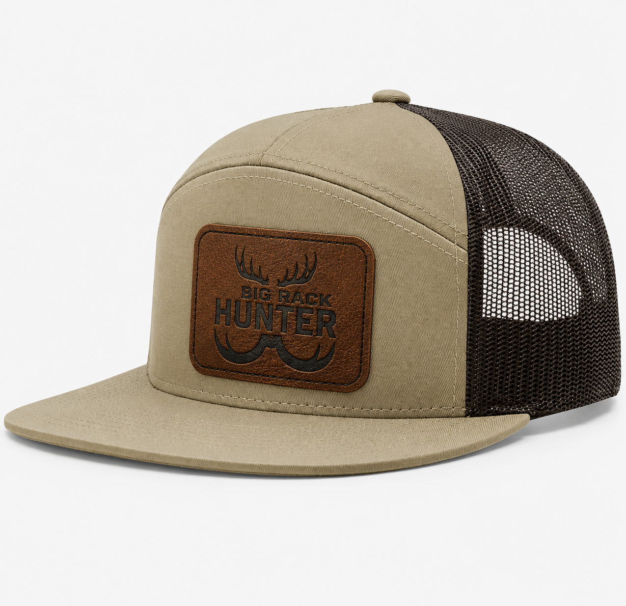 Big Rack Hunter Leather Patch Hat