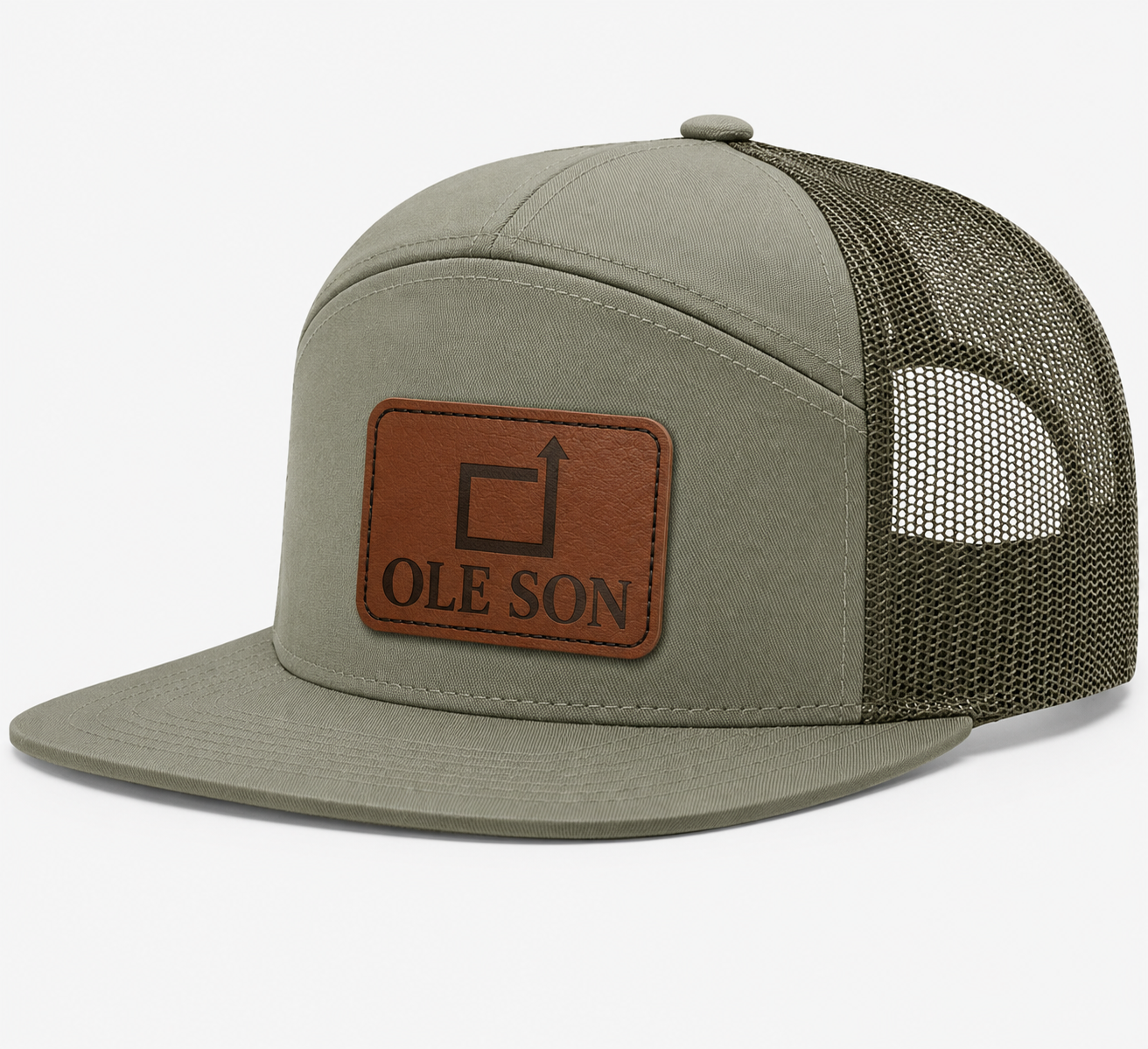 Square Up Ole Son Leather Patch Hat