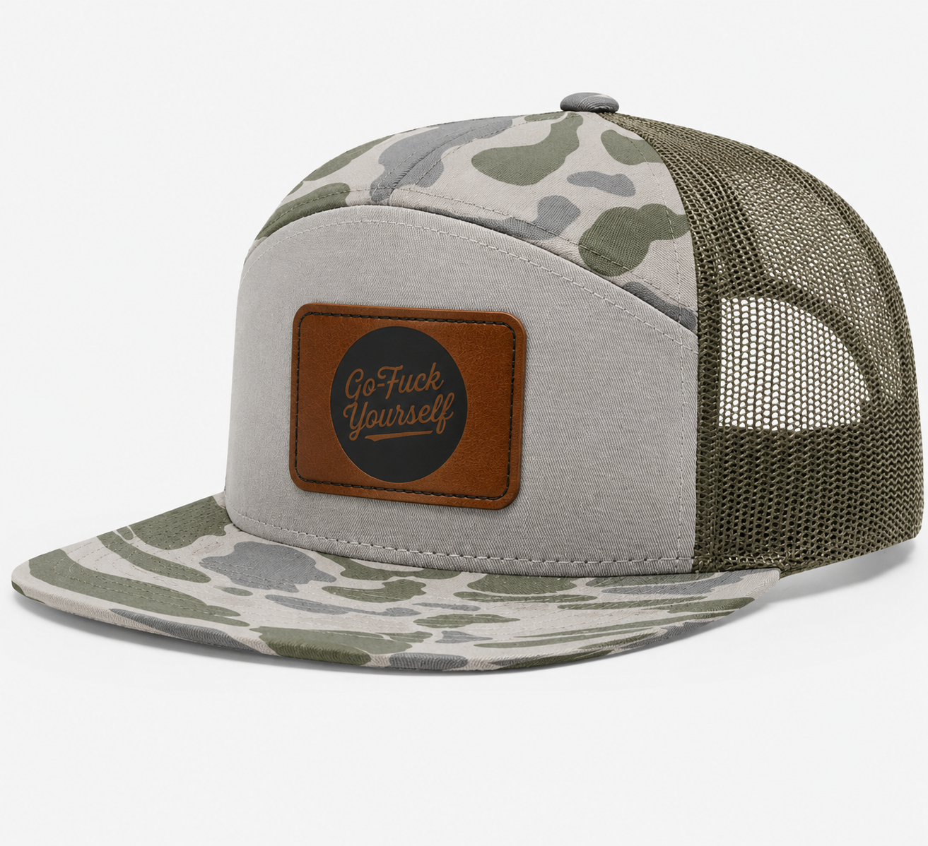 Go Fuck Your Self Leather Patch Hat