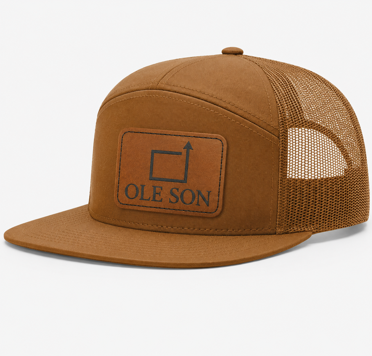 Square Up Ole Son Leather Patch Hat