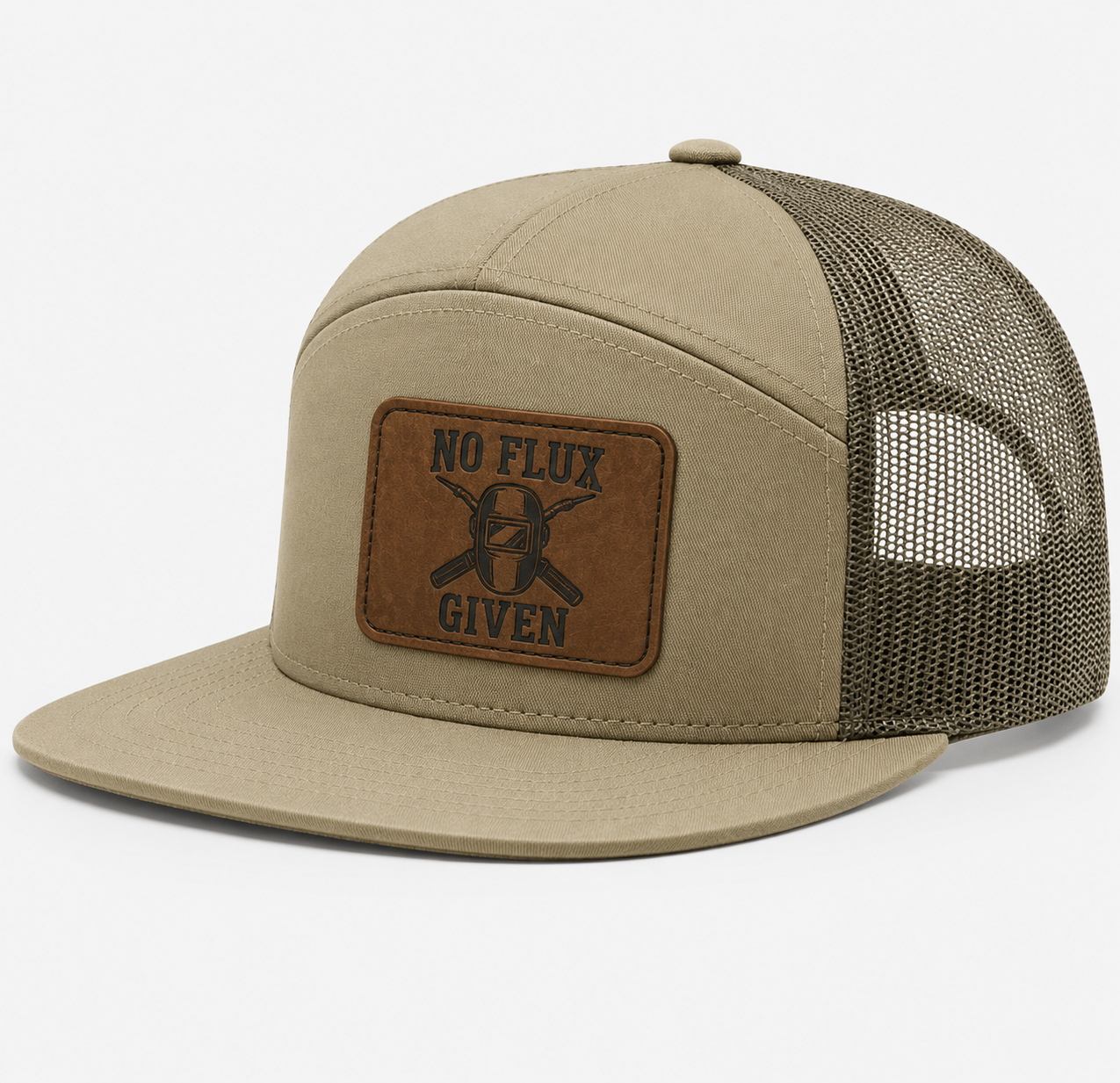 No Flux Given Leather Patch Hat