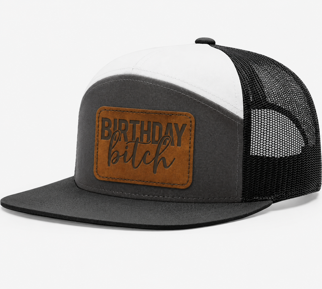Birthday Bitch Leather Patch Hat
