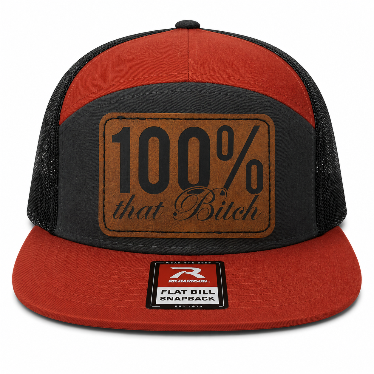 100% Percent That Bitch Leather Patch Hat