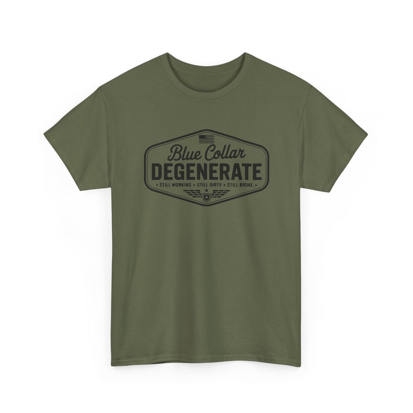 Blue Collar Degenerate T Shirt