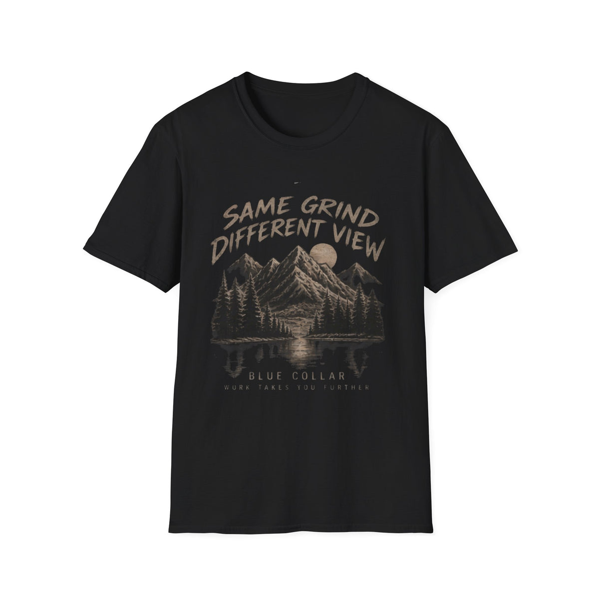 Same Grind Different View Mountain - T-Shirt
