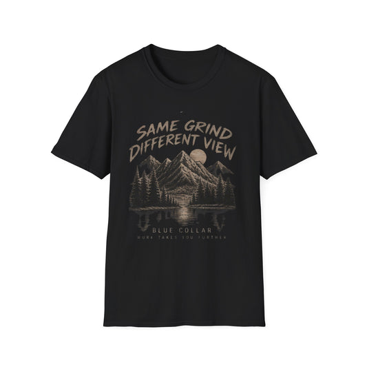 Same Grind Different View Mountain - T-Shirt