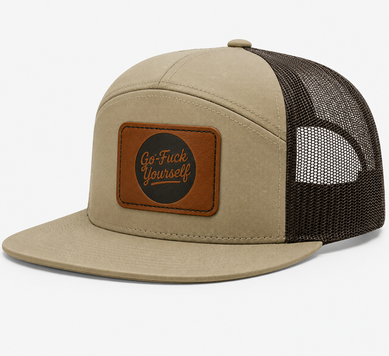 Go Fuck Your Self Leather Patch Hat