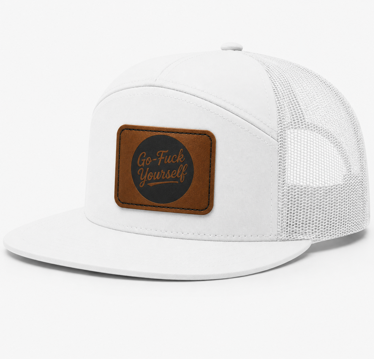 Go Fuck Your Self Leather Patch Hat