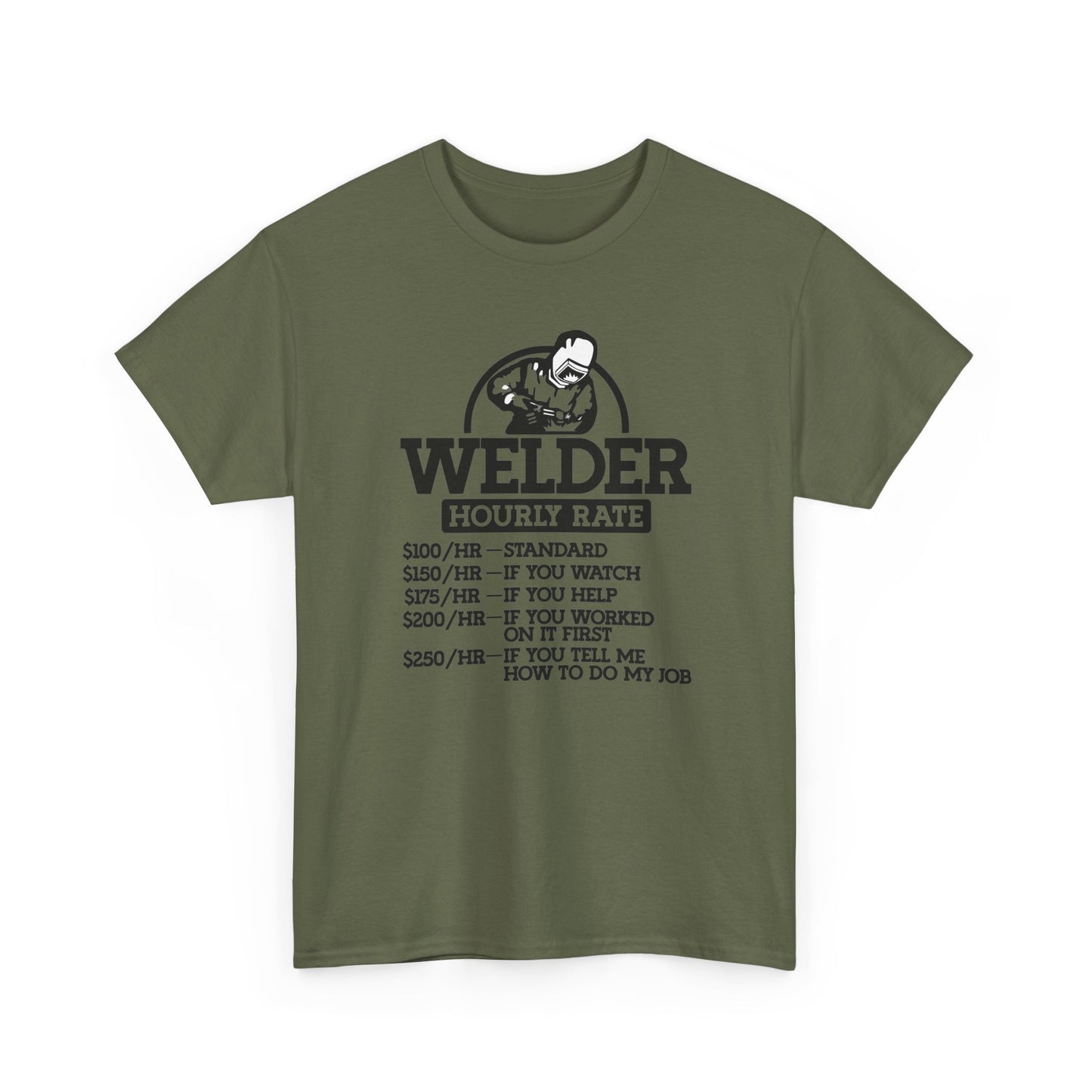 Welder Hourly Rate T-Shirt