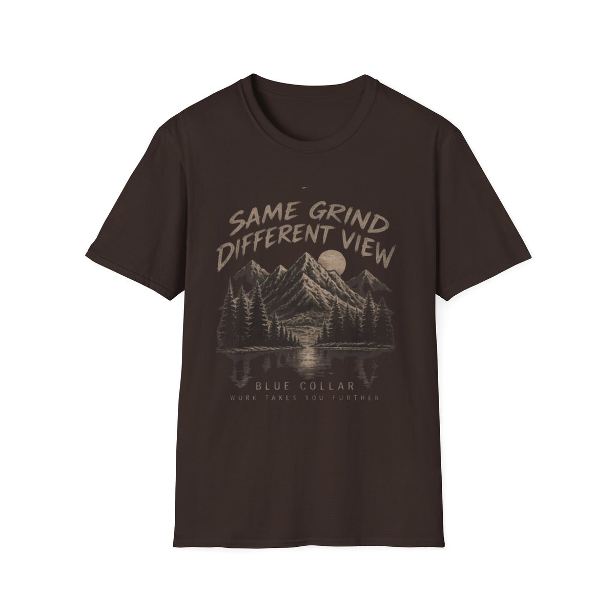 Same Grind Different View Mountain - T-Shirt
