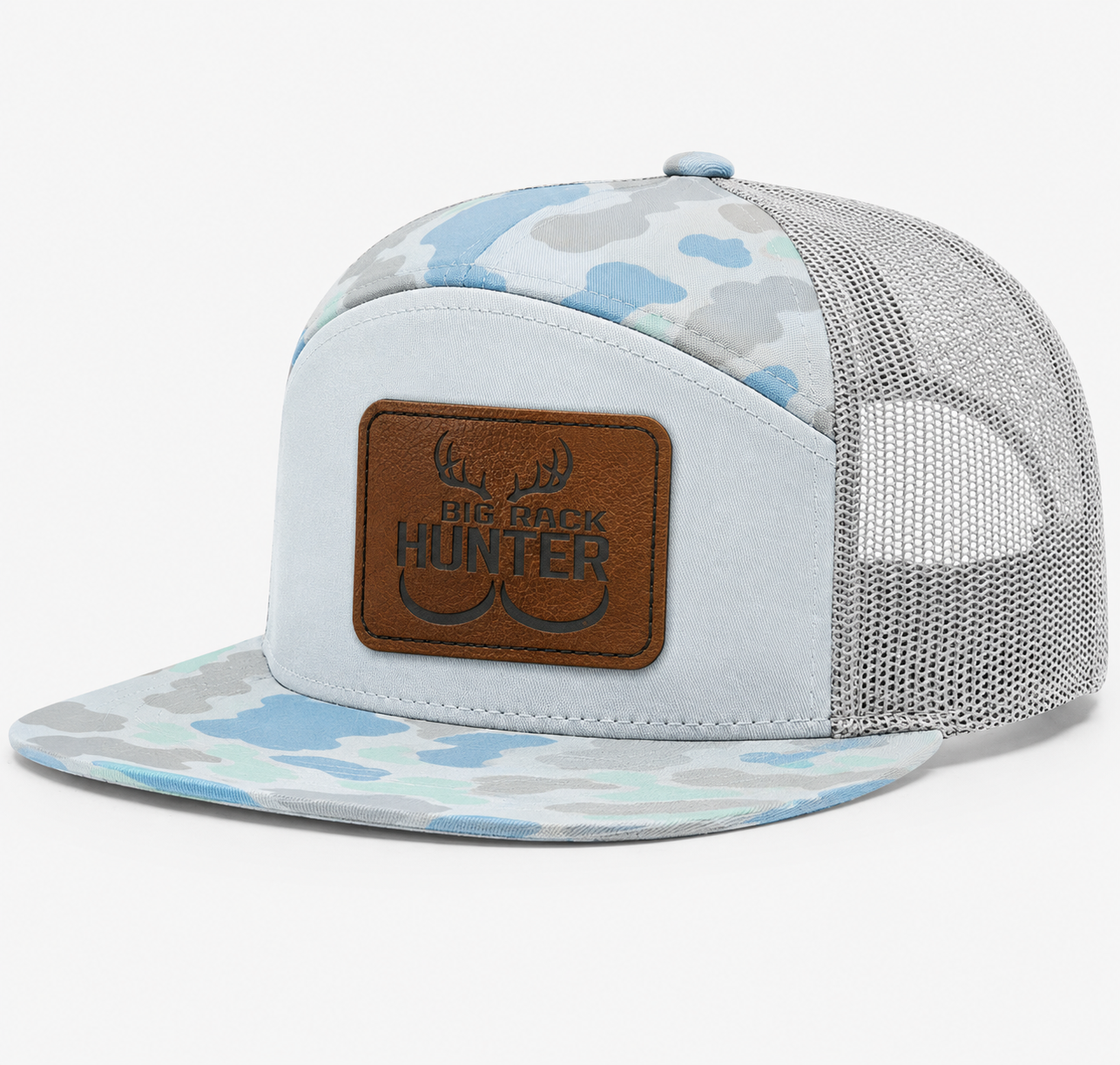 Big Rack Hunter Leather Patch Hat