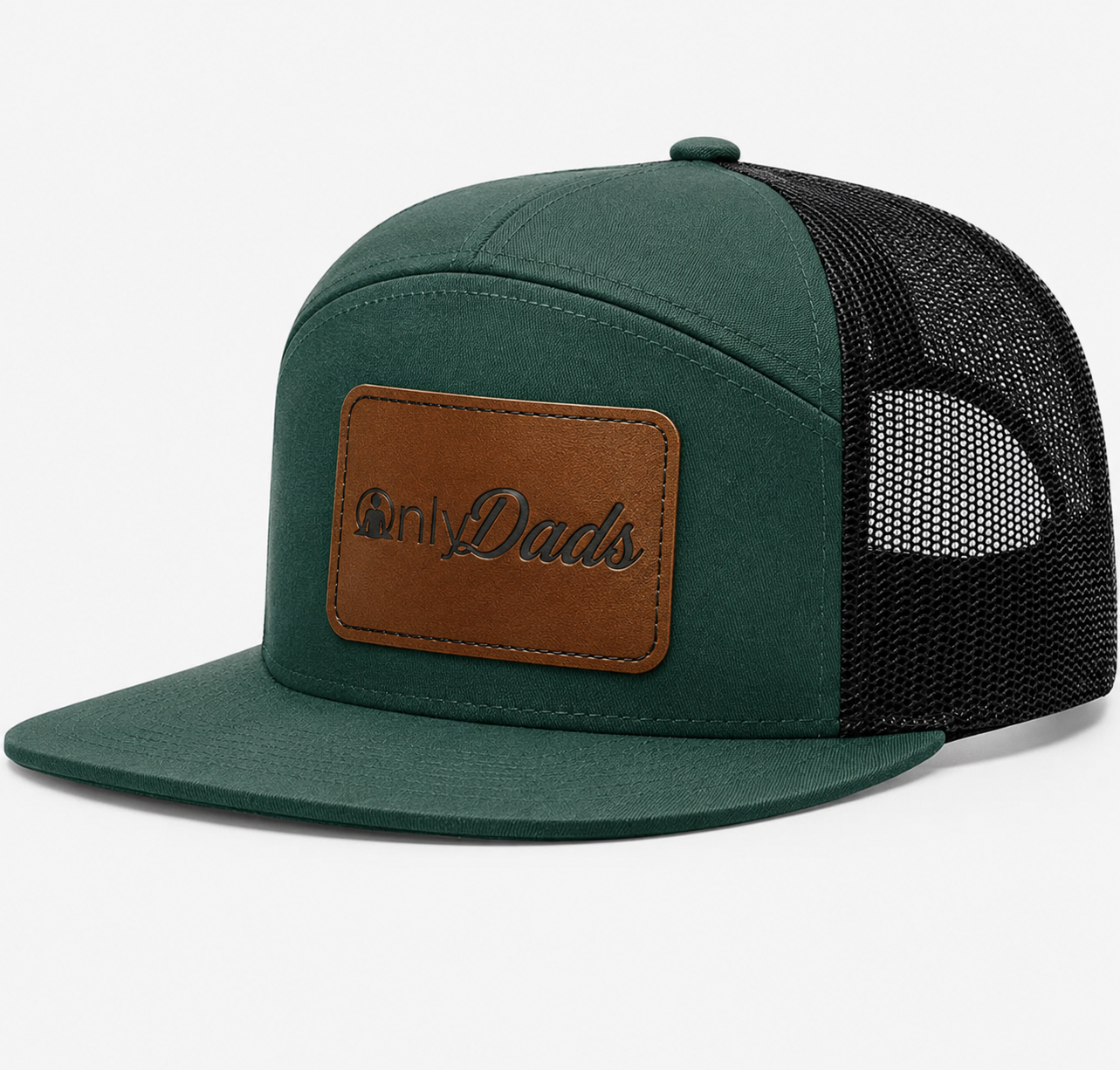 Only Dads Leather Patch Hat