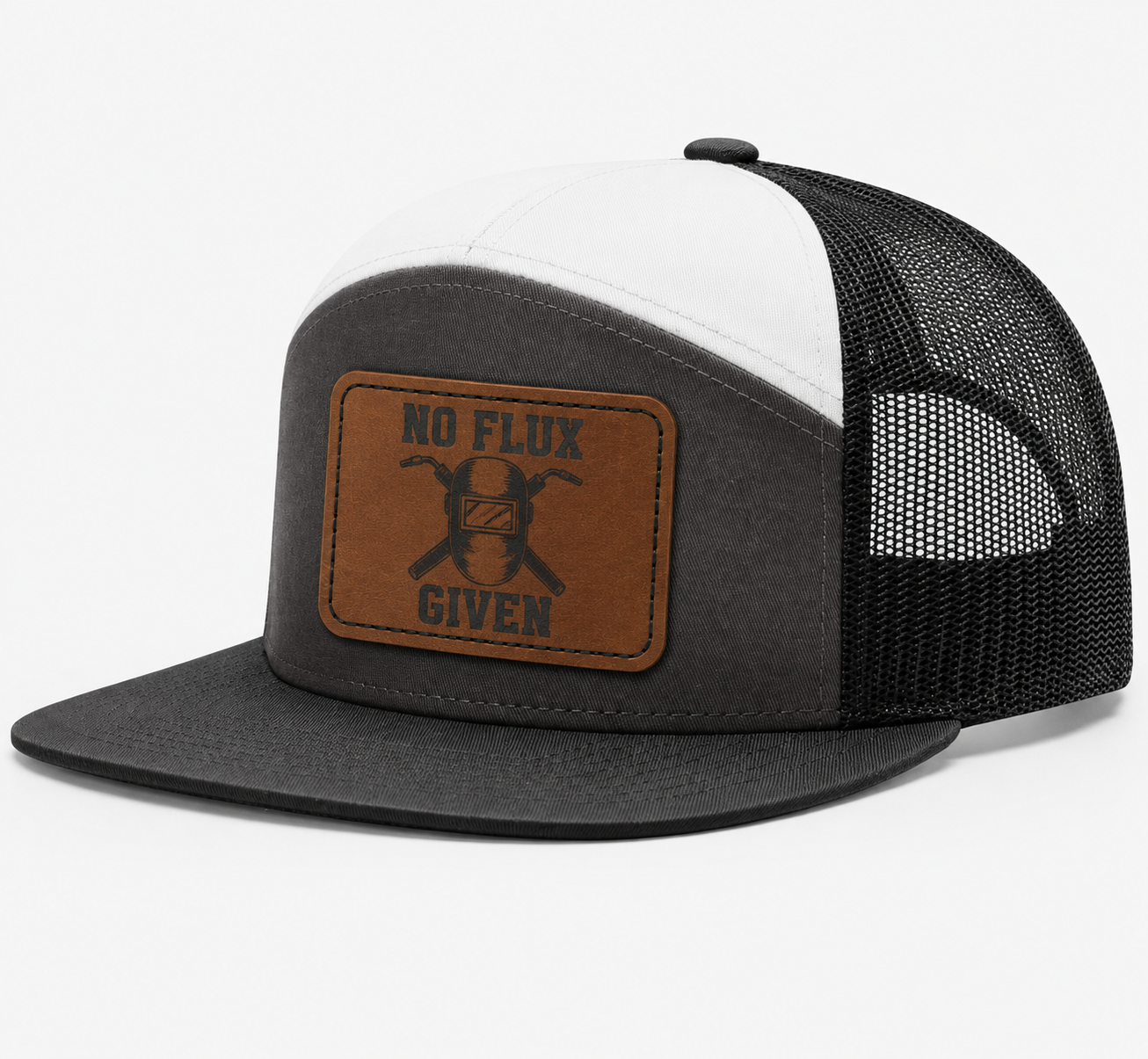 No Flux Given Leather Patch Hat