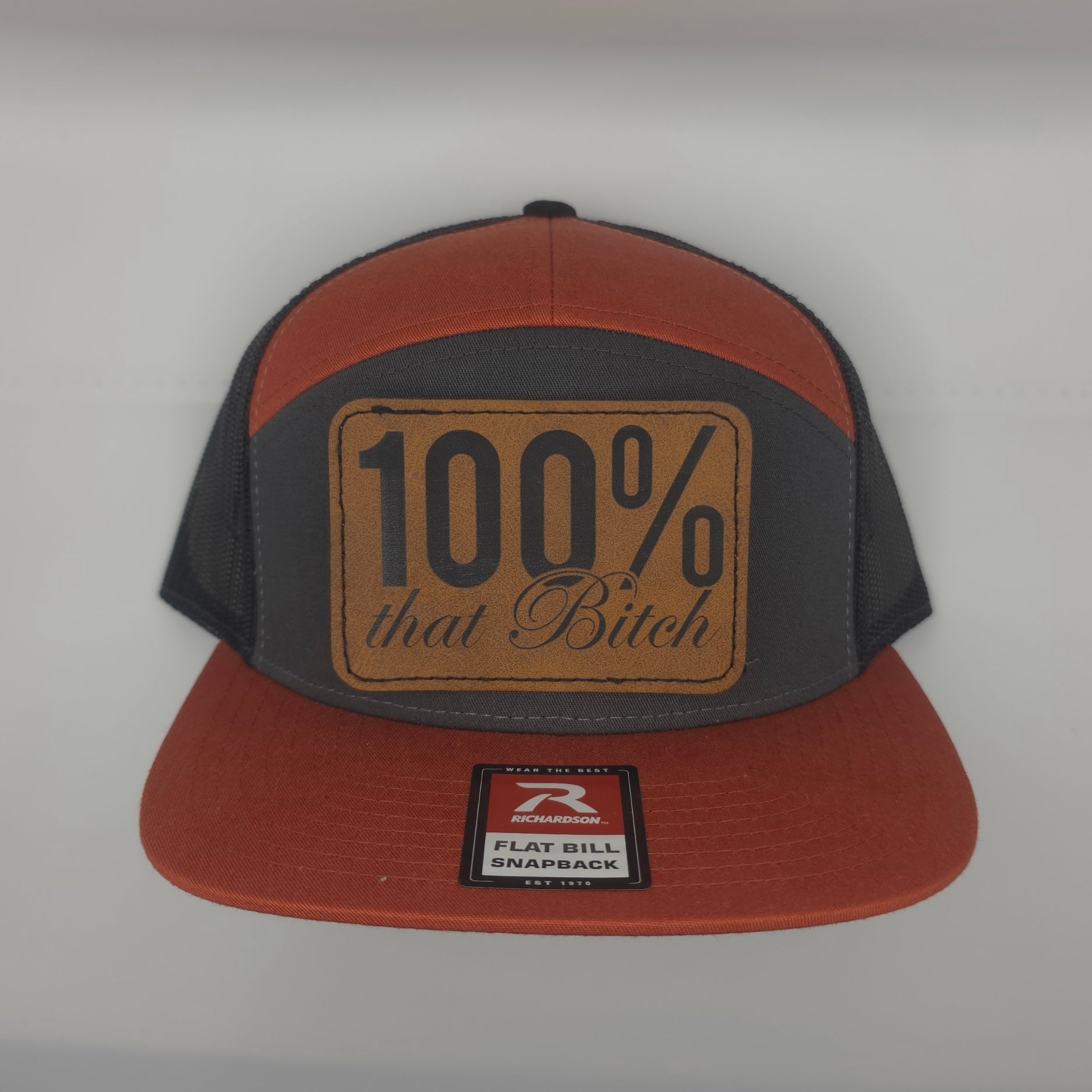 100% Percent That Bitch Leather Patch Snapback