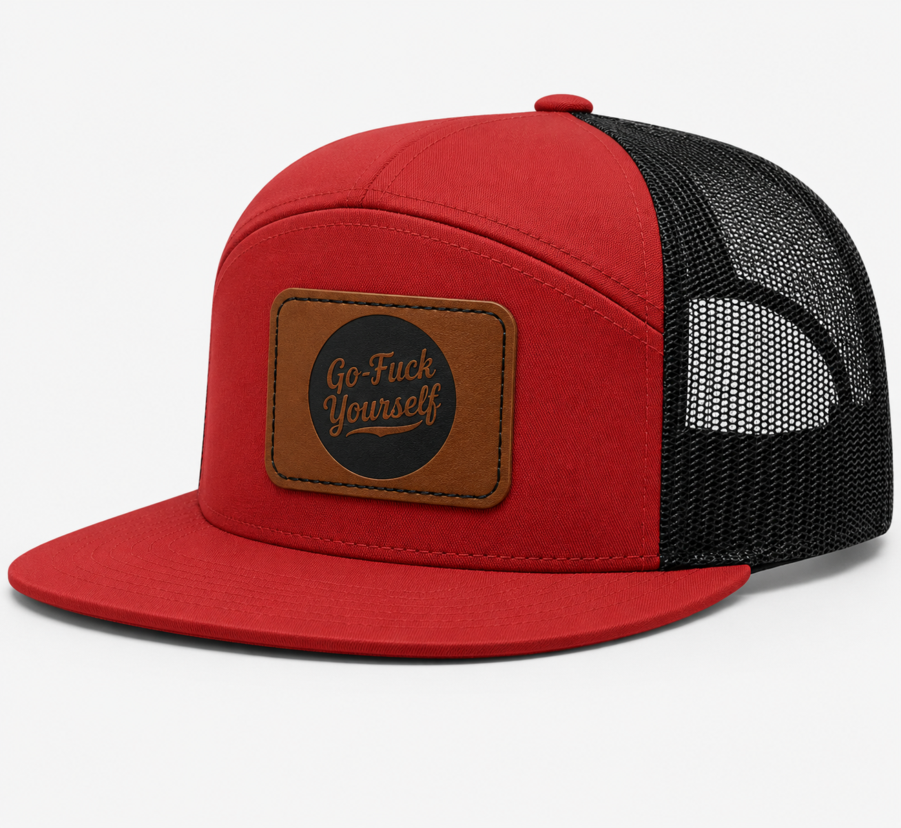Go Fuck Your Self Leather Patch Hat