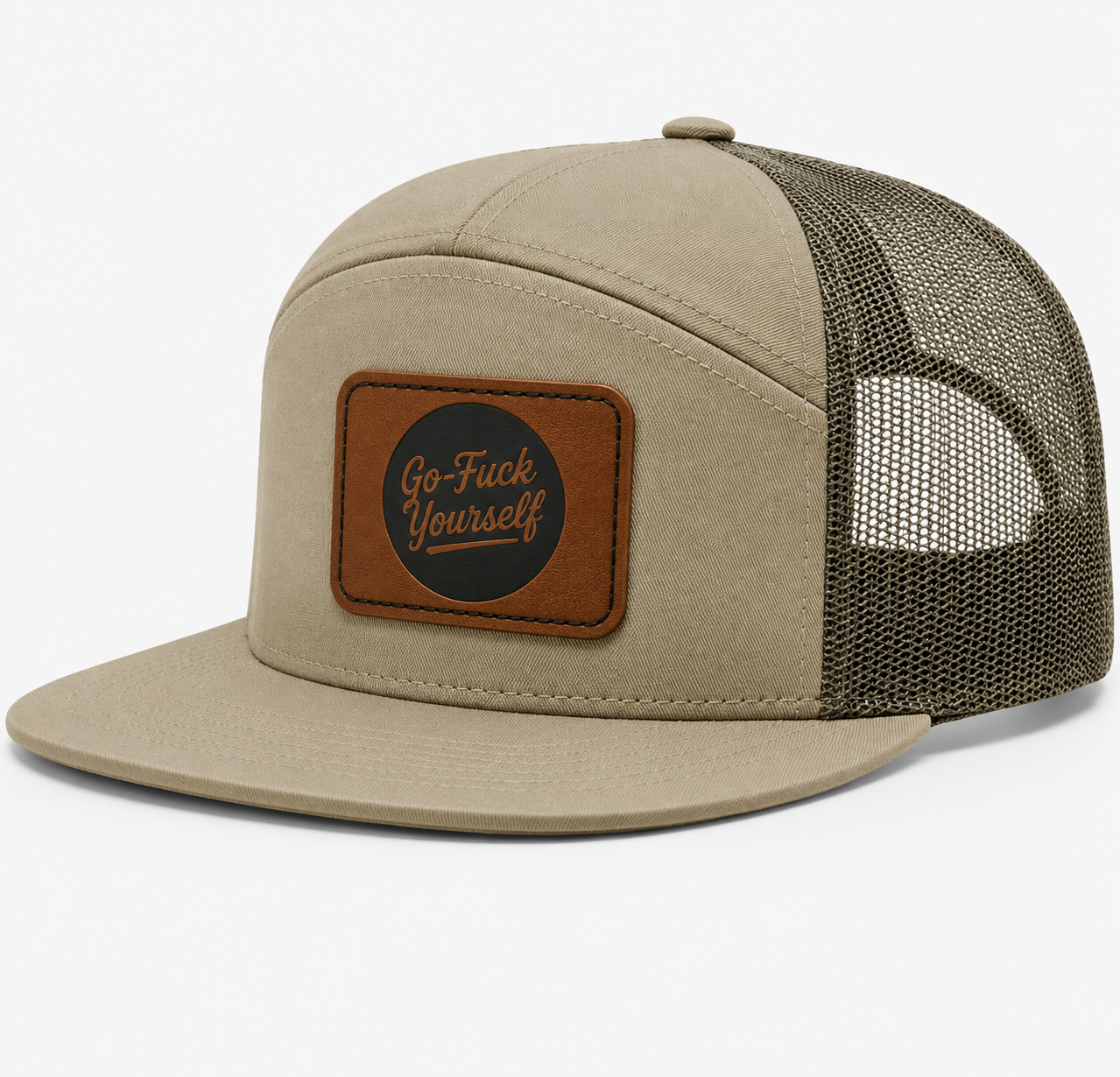 Go Fuck Your Self Leather Patch Hat