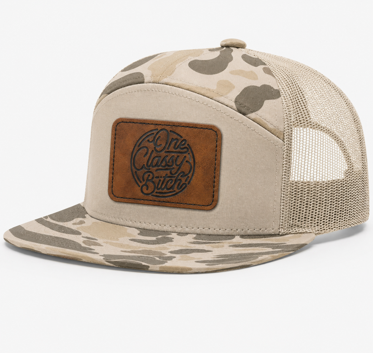 One Classy Bitch Leather Patch Hat
