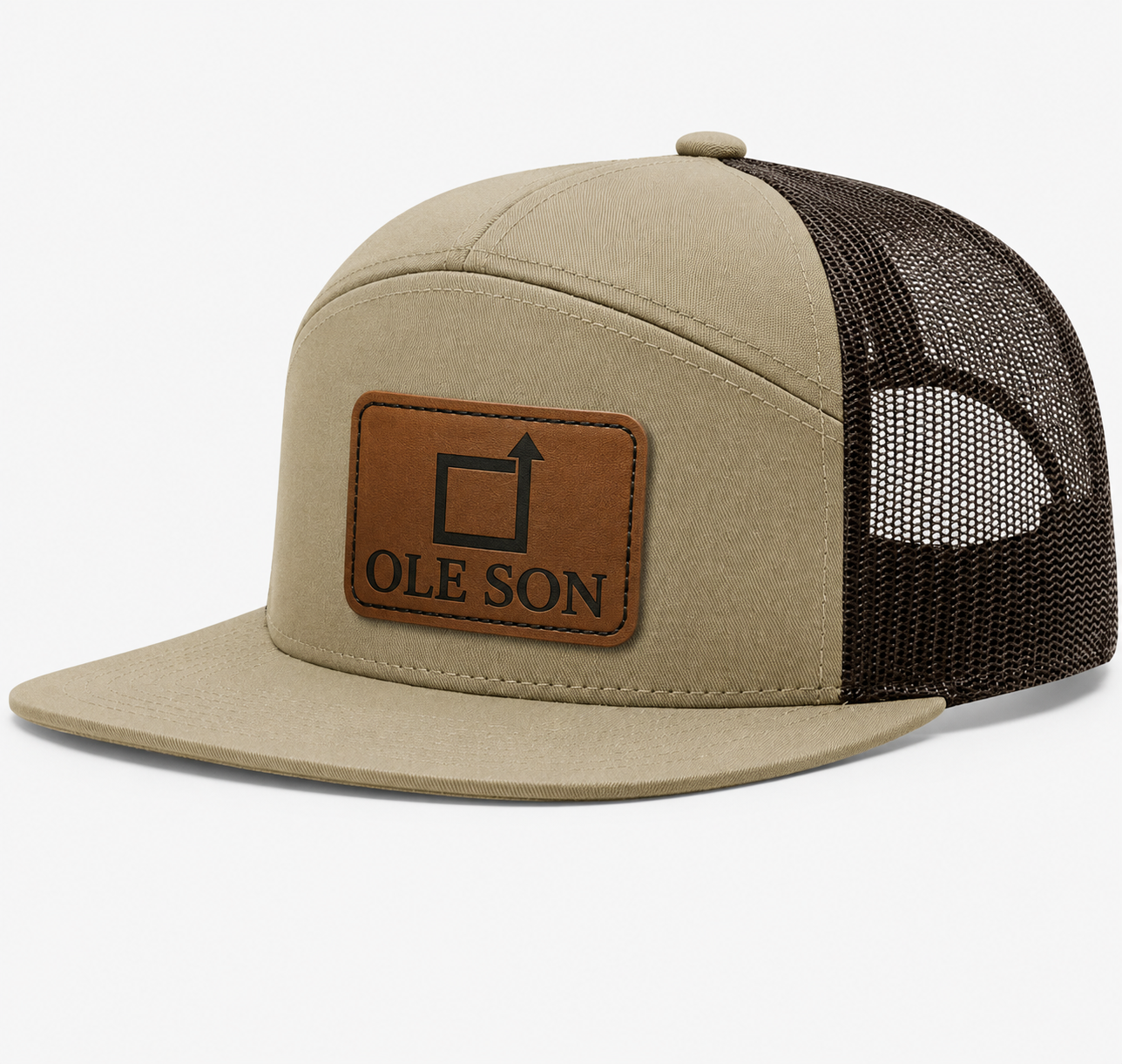 Square Up Ole Son Leather Patch Hat