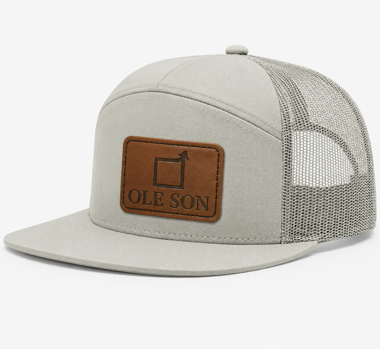 Square Up Ole Son Leather Patch Hat