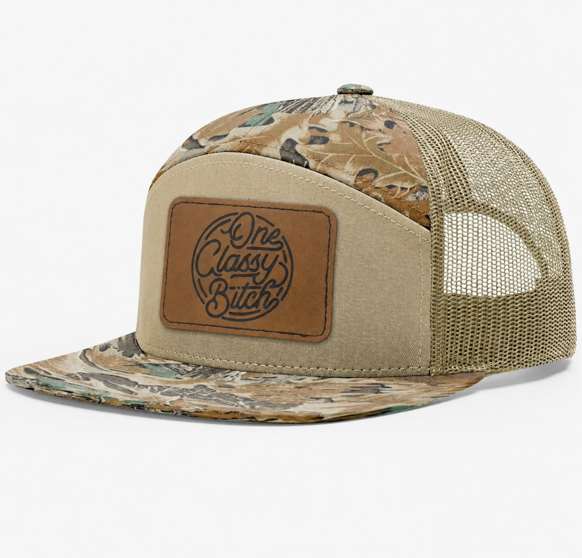 One Classy Bitch Leather Patch Hat