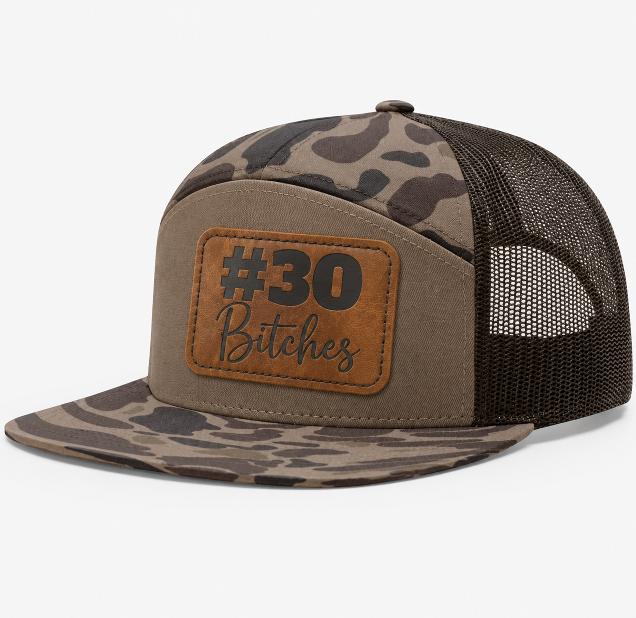#30 Bitches Leather Patch Hat