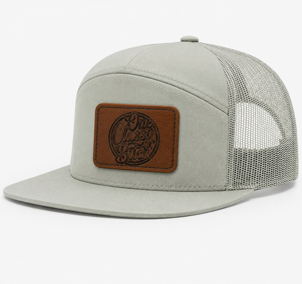 One Classy Bitch Leather Patch Hat