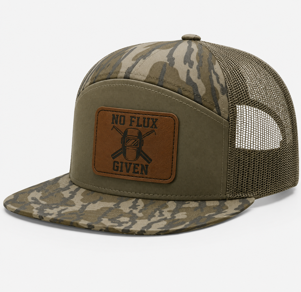 No Flux Given Leather Patch Hat