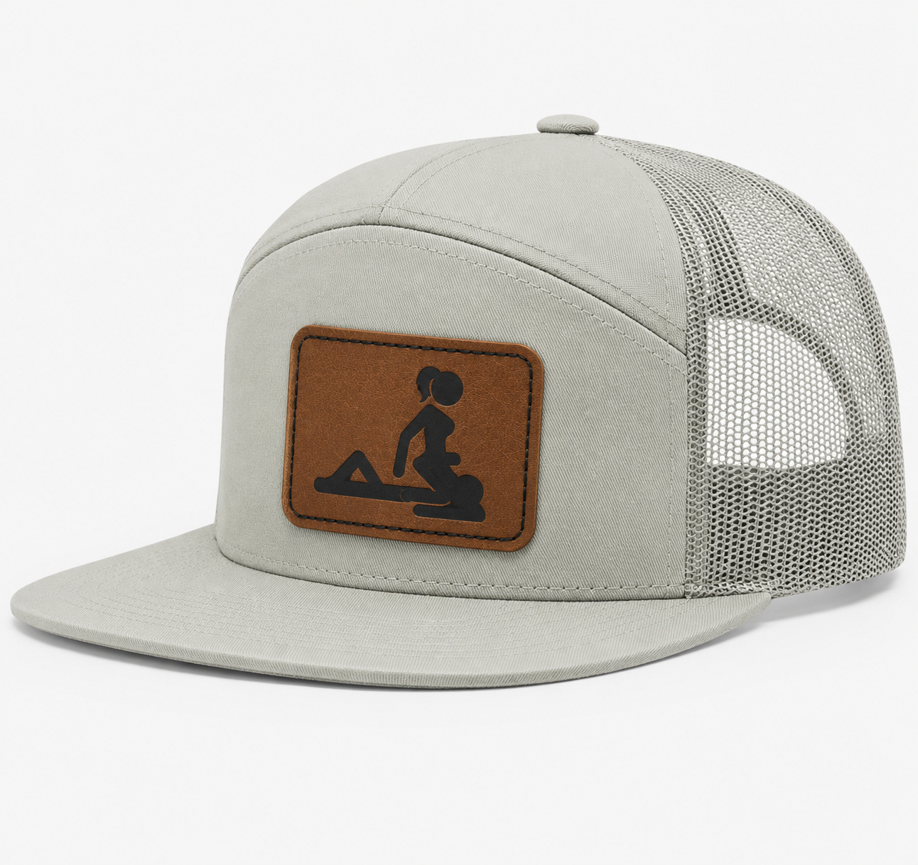 Ride My Face Leather Patch Hat