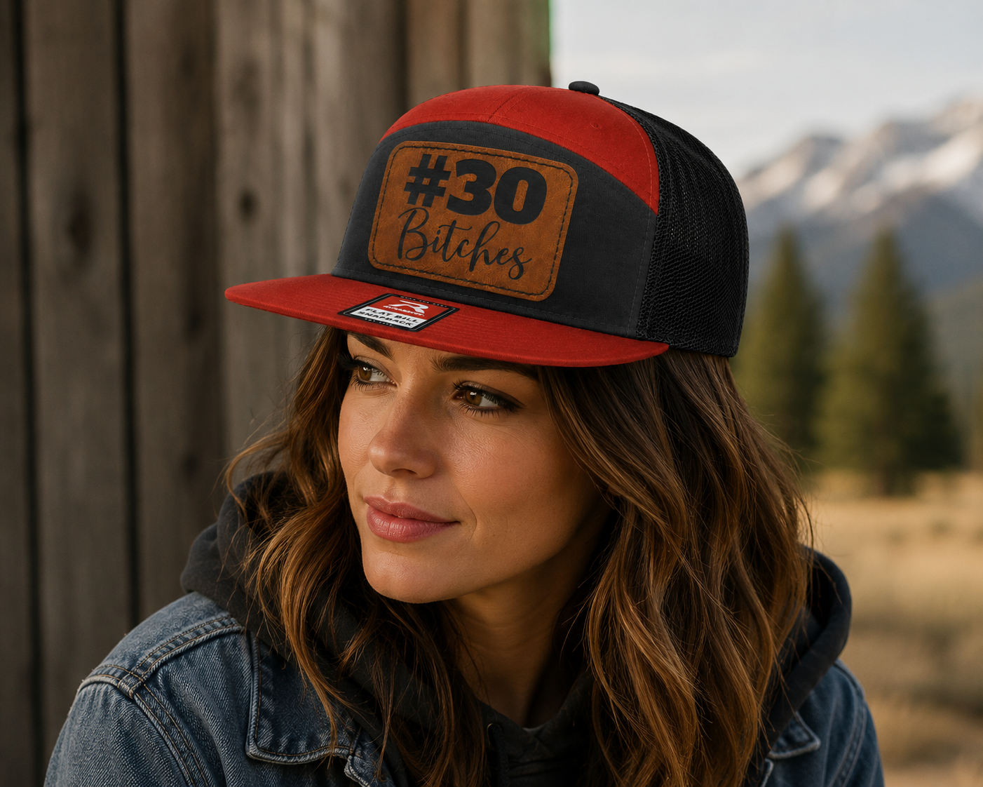 #30 Bitches Leather Patch Hat
