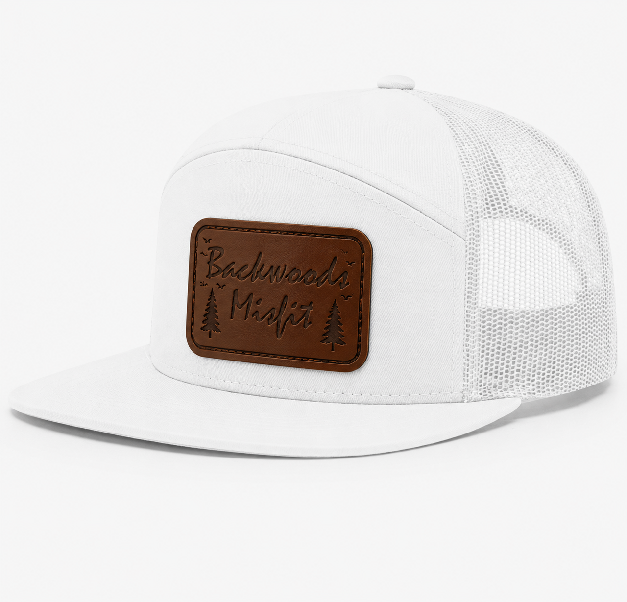 Backwoods Misfit Leather Patch Hat