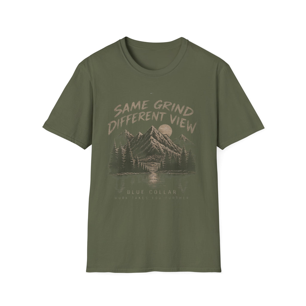 Same Grind Different View Mountain - T-Shirt