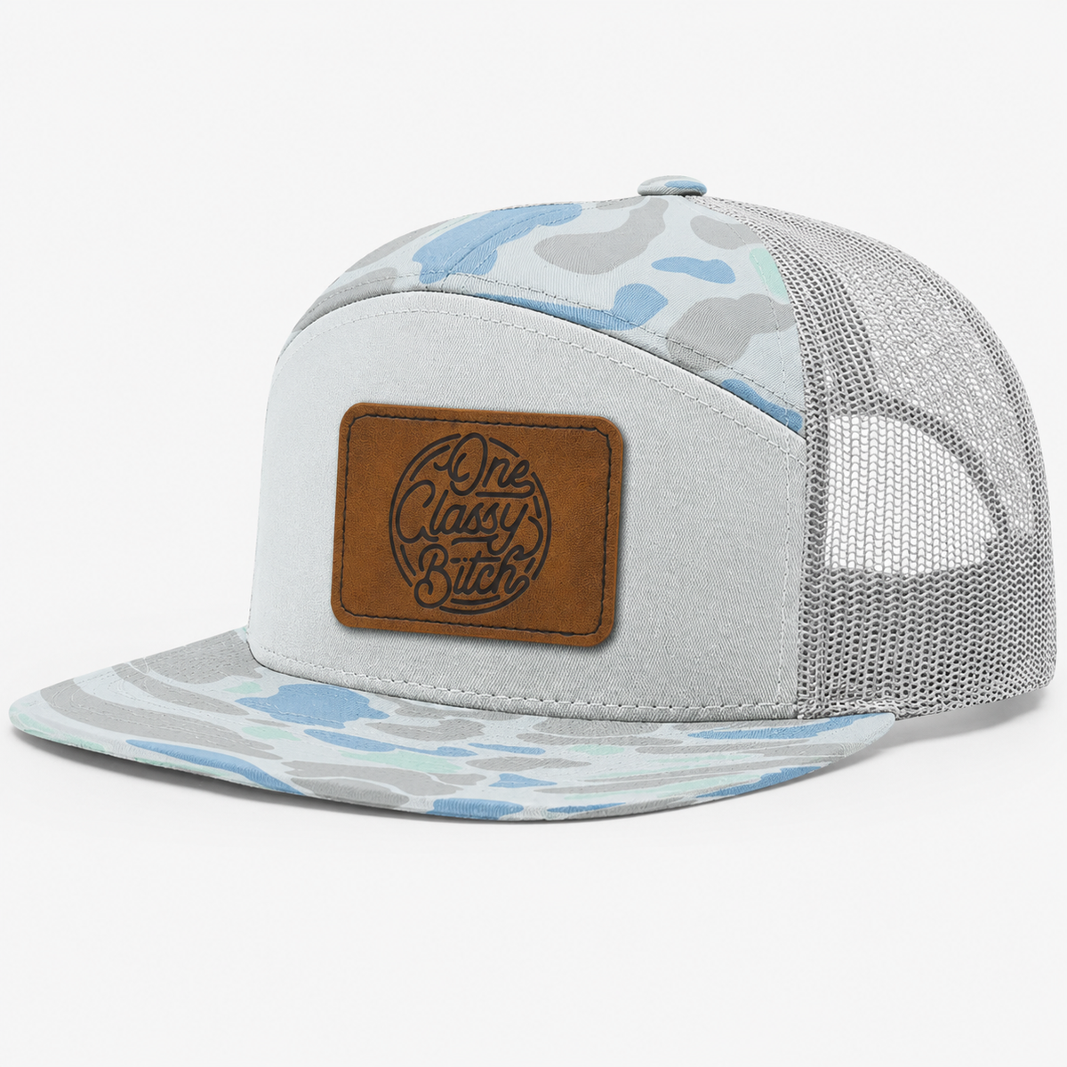 One Classy Bitch Leather Patch Hat