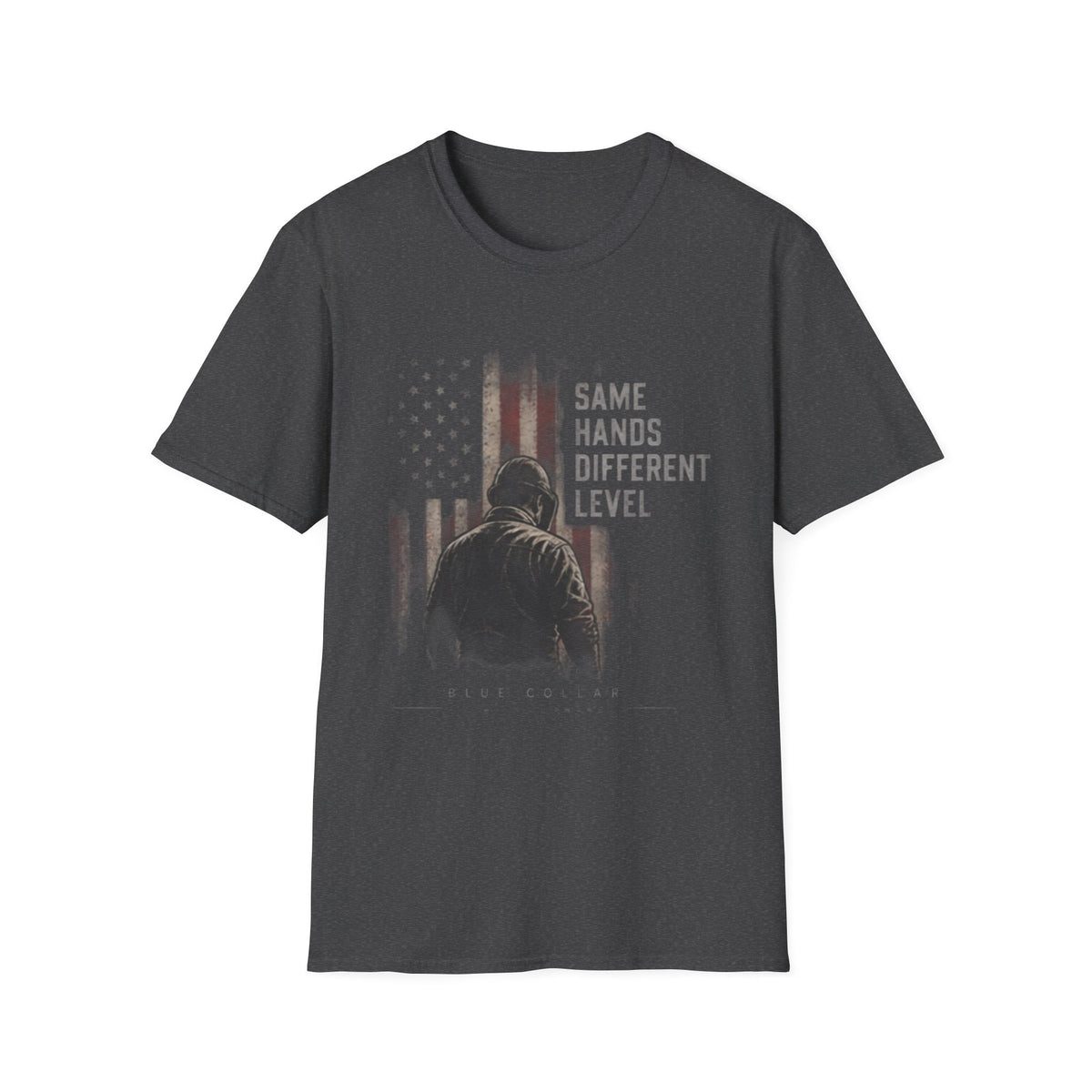 Same Hands Different Level Patriotic Veteran - T Shirt