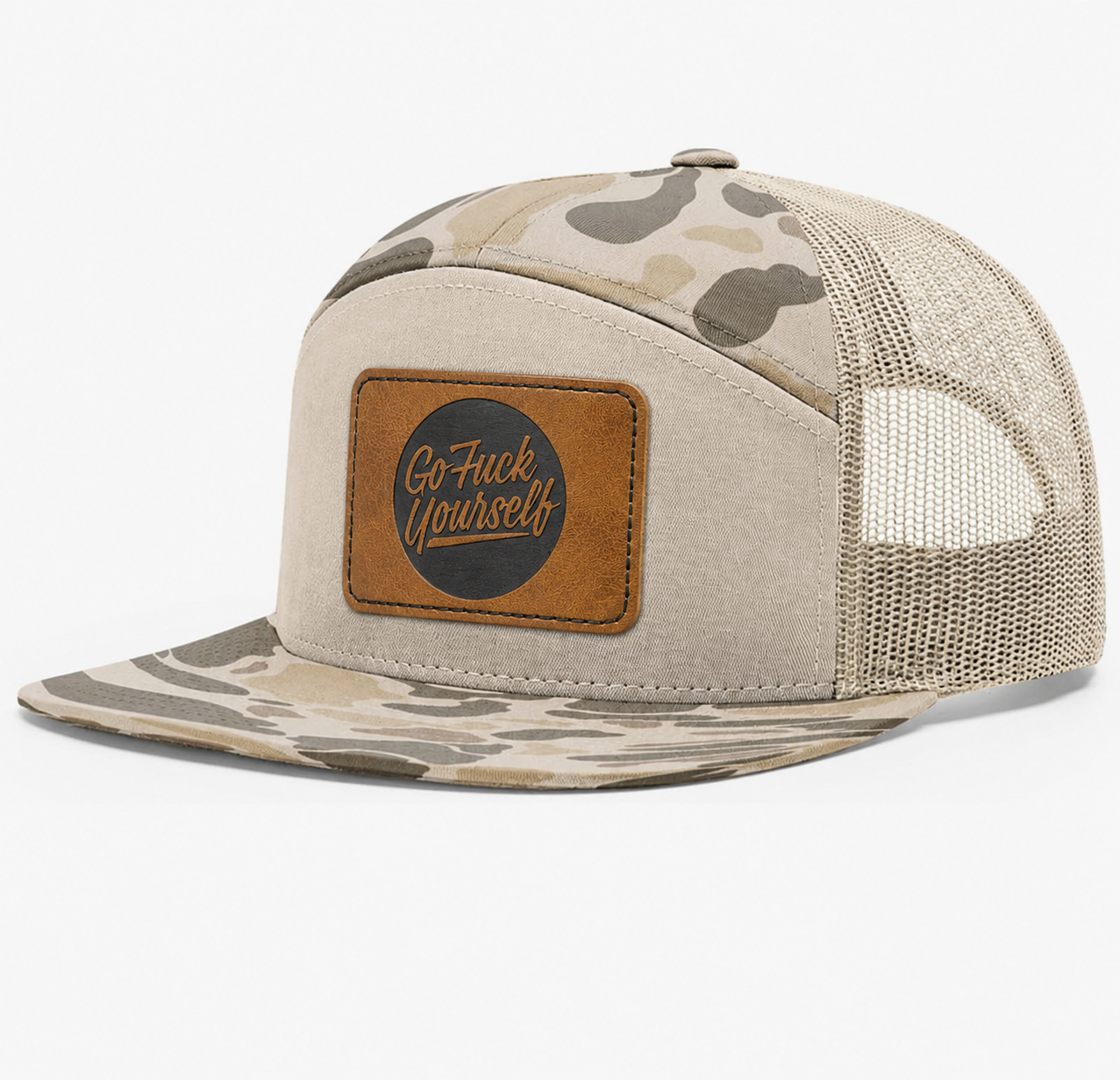 Go Fuck Your Self Leather Patch Hat