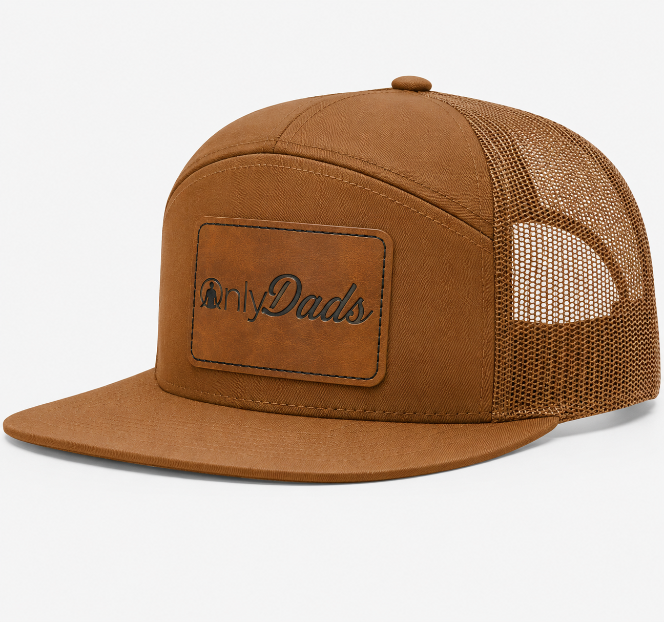 Only Dads Leather Patch Hat