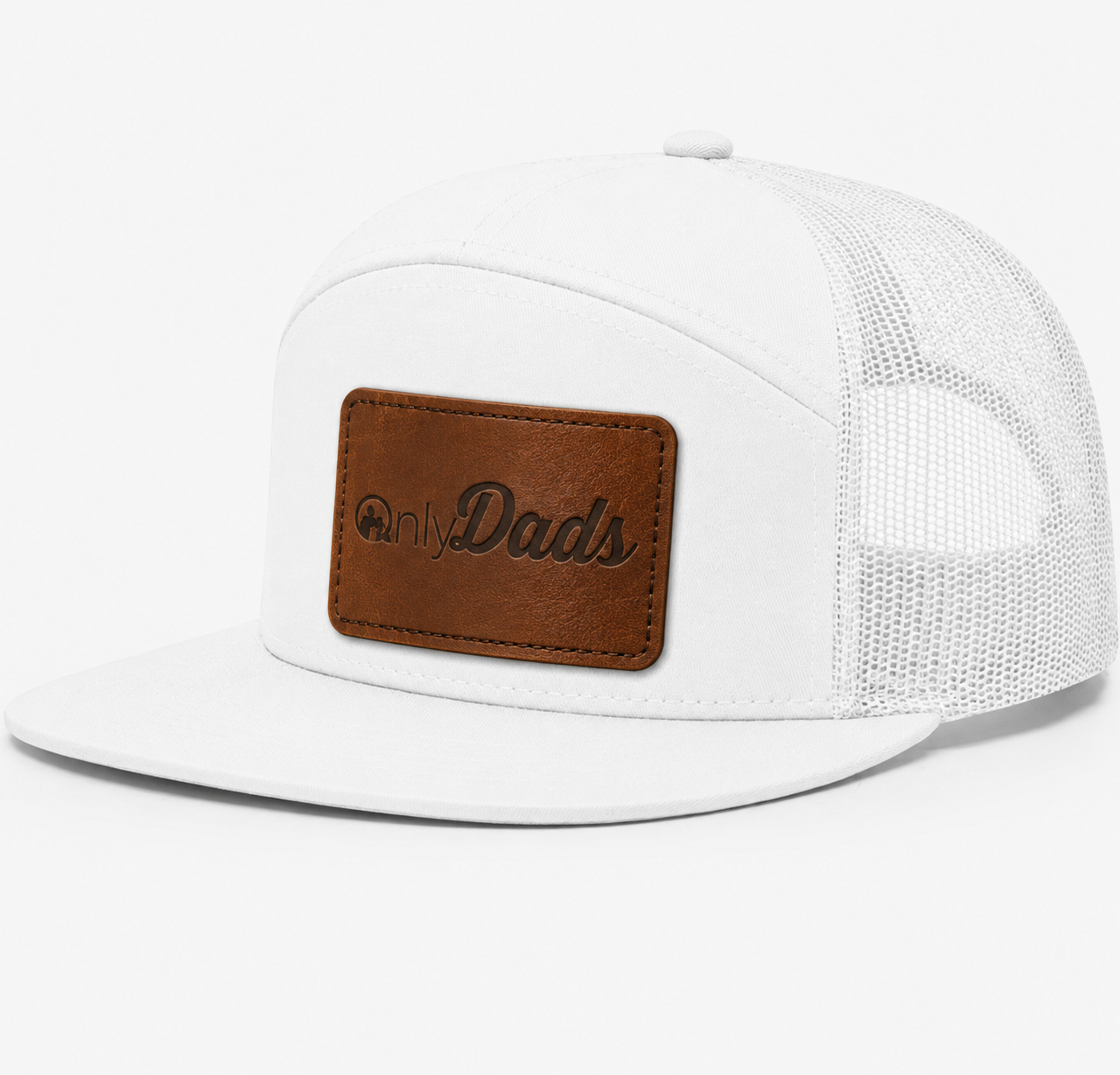 Only Dads Leather Patch Hat