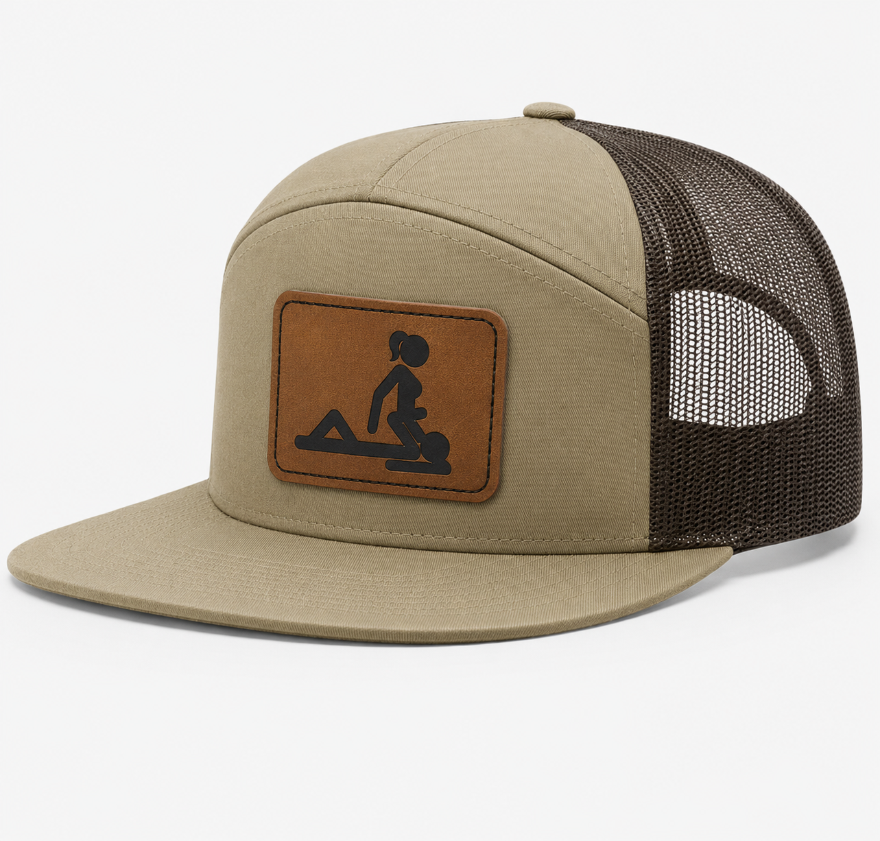 Ride My Face Leather Patch Hat