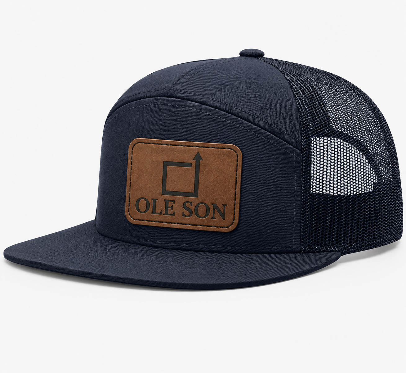 Square Up Ole Son Leather Patch Hat