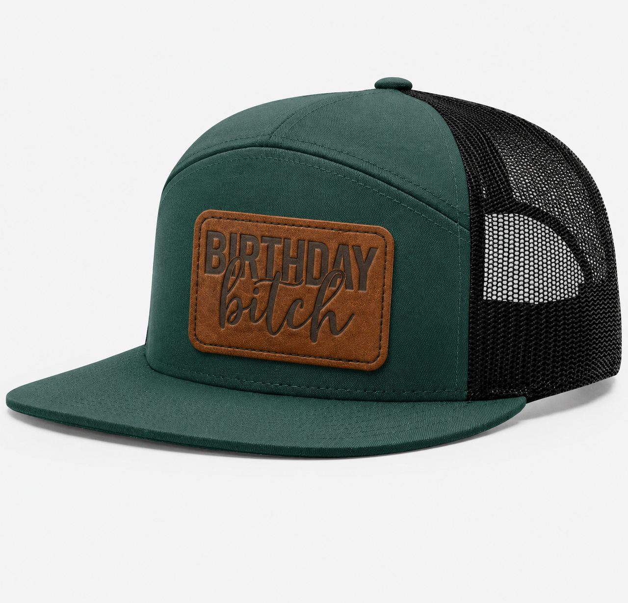 Birthday Bitch Leather Patch Hat