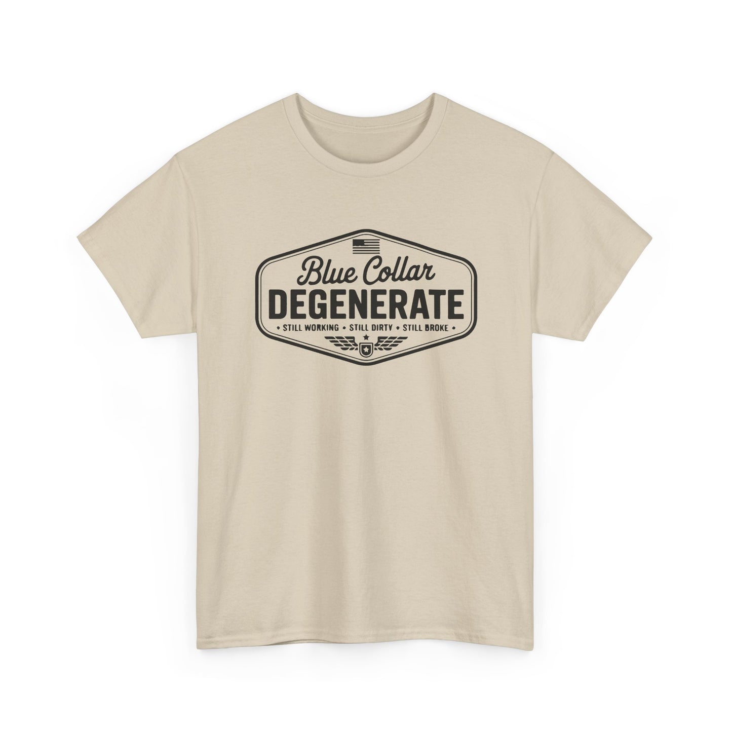Blue Collar Degenerate T Shirt