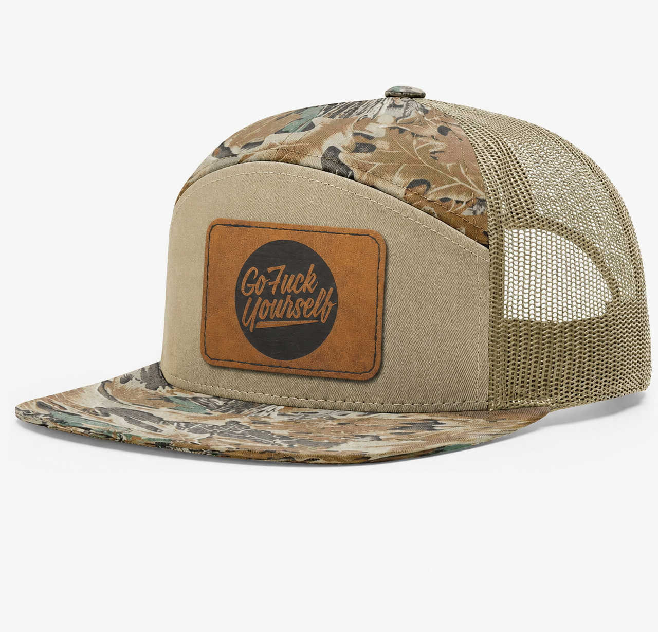 Go Fuck Your Self Leather Patch Hat